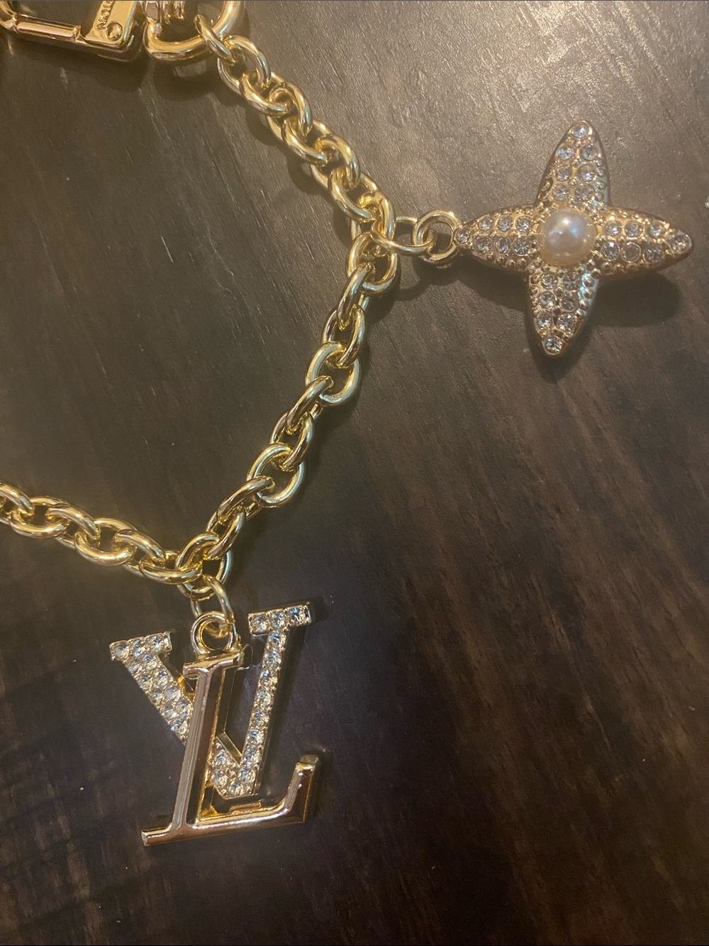 Louis Vuitton LV Monogram Bag Charms with Crystal Accents - Picture 4 of 6